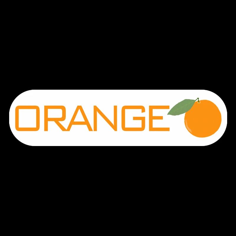 Orange fruit fruit gift idea logo