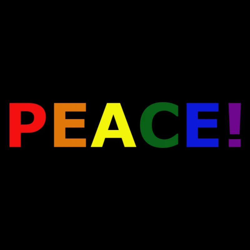 PEACE colorful