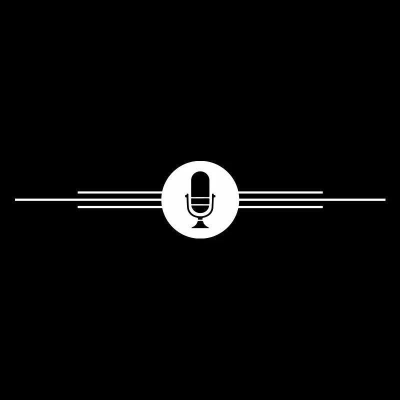 Microphone d’icône de podcast