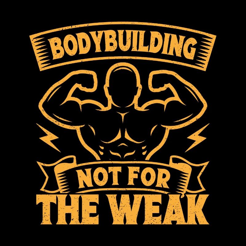 Fitness Motivation Bodybuilder Not For Weak Gym