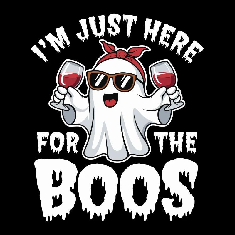 Halloween Geist I`m just here for the Boos