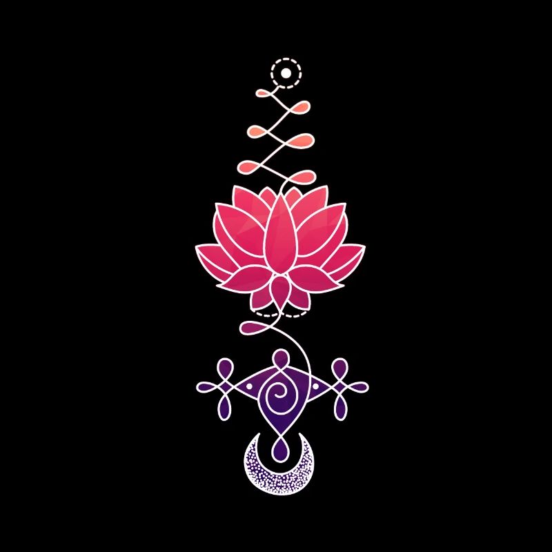 Ätherisches Lotusblütensymbol
