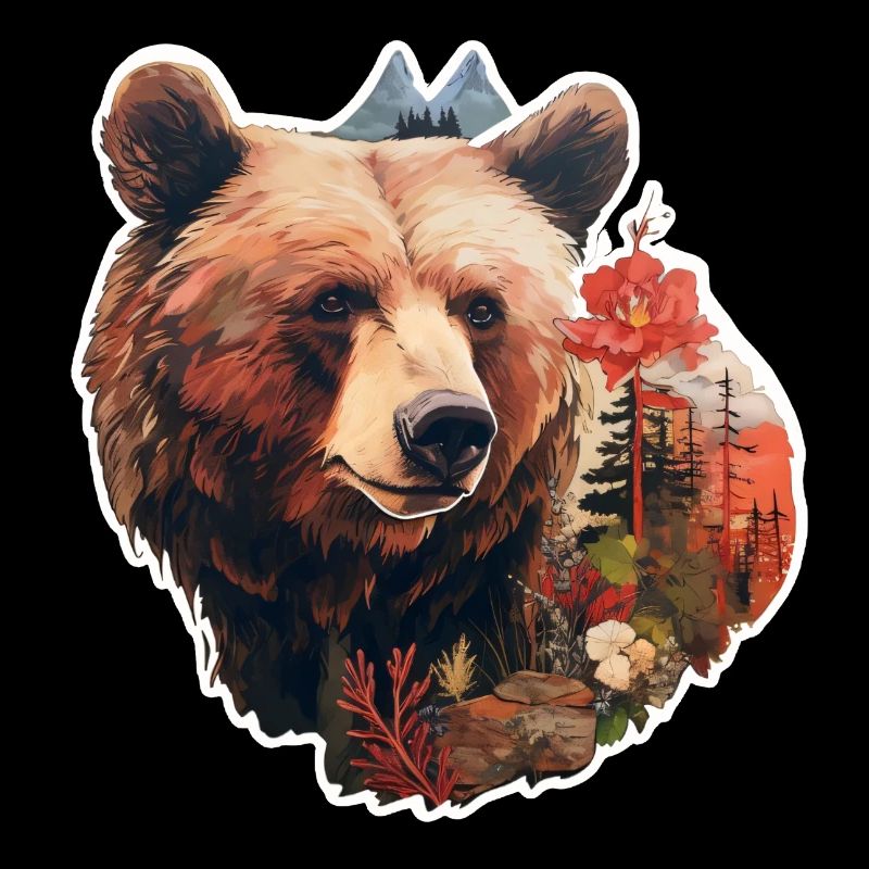 Bär in der Wildnis