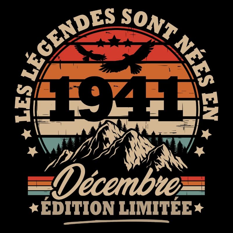 Geburtstagsgeschenk geboren im Dezember 1941