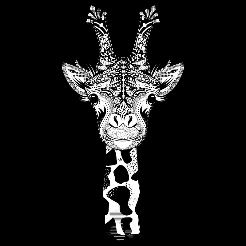 Ornament Giraffe – Detailed Boho Motif
