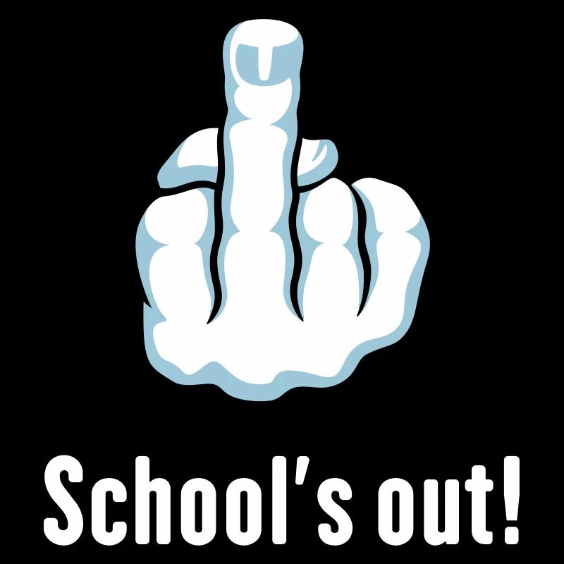School’s Out! (Schulabschluss / Stinkefinger)