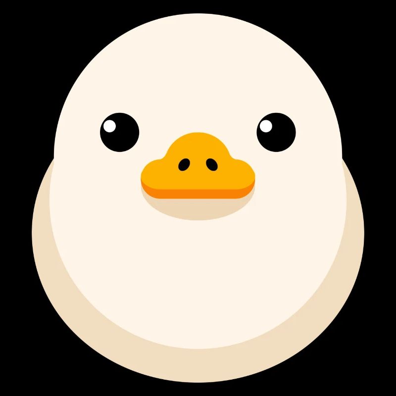 poussin lumineux minimal clipart