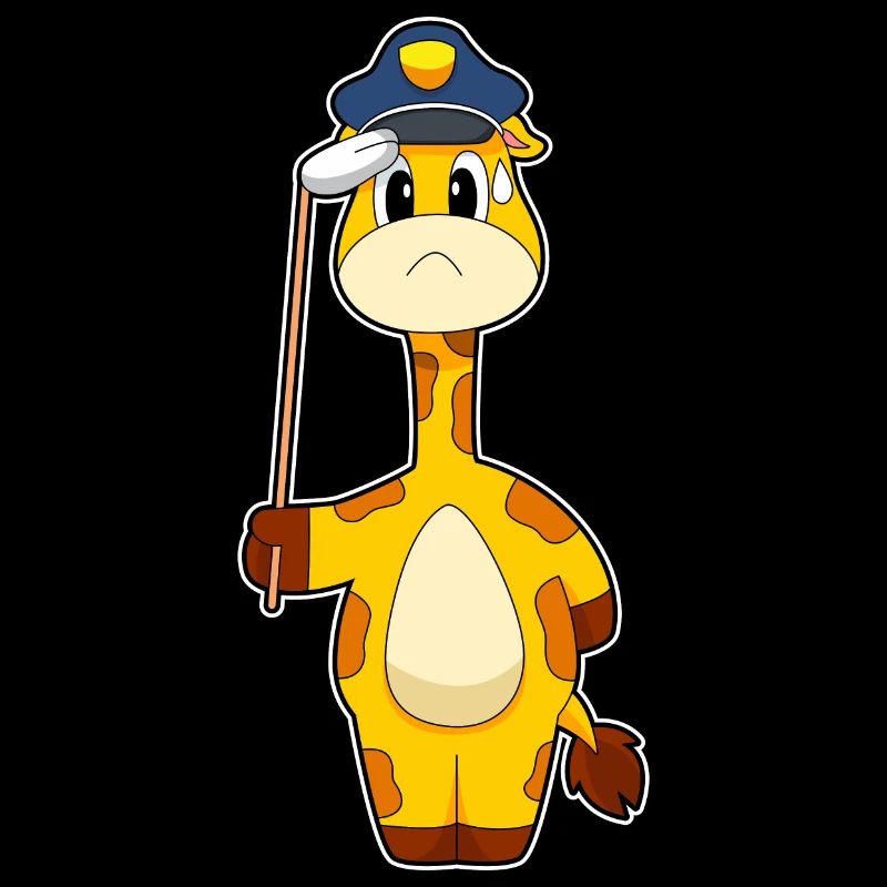 Giraffe Policier