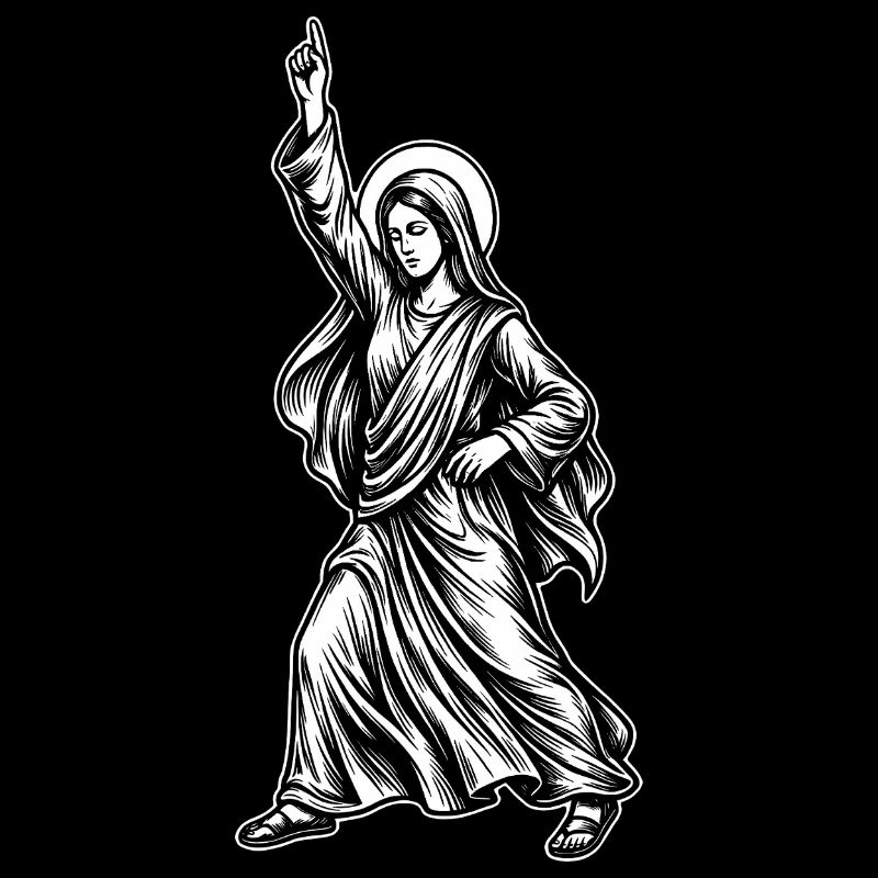 Dancing Mary Virgin - Funny Party Music Meme