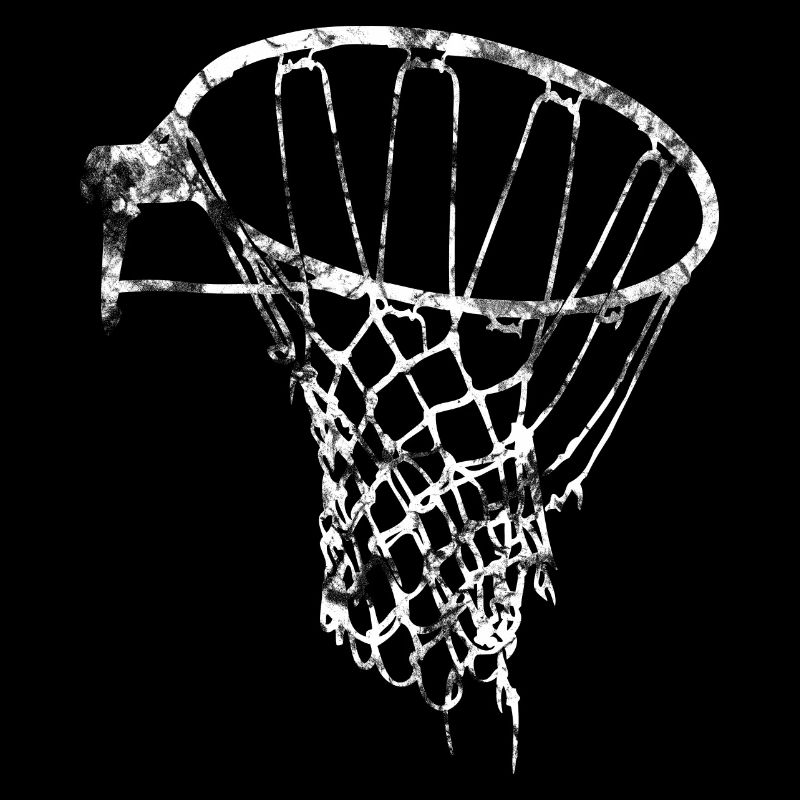 Basket ball net, vintage, distressed look