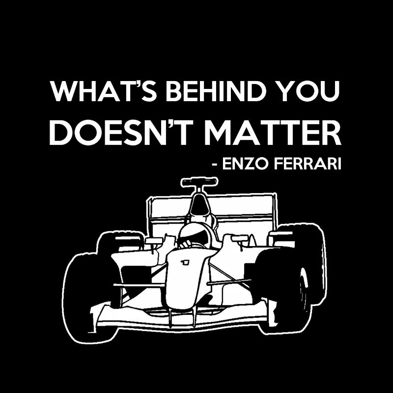 Rennwagen rennen hinter dir Geschenkidee mann