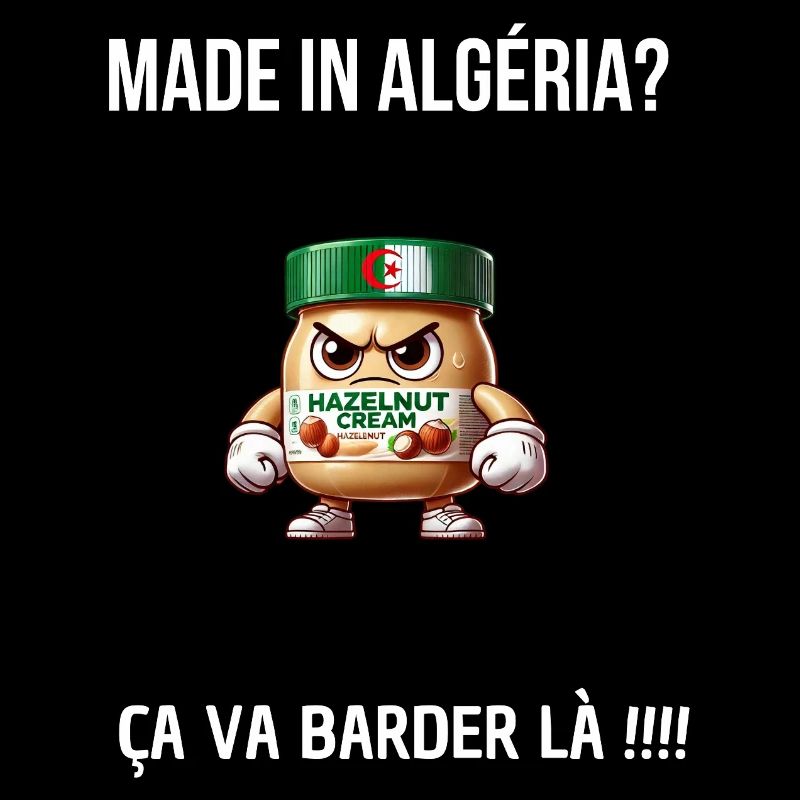 Made in algeria écriture blanche