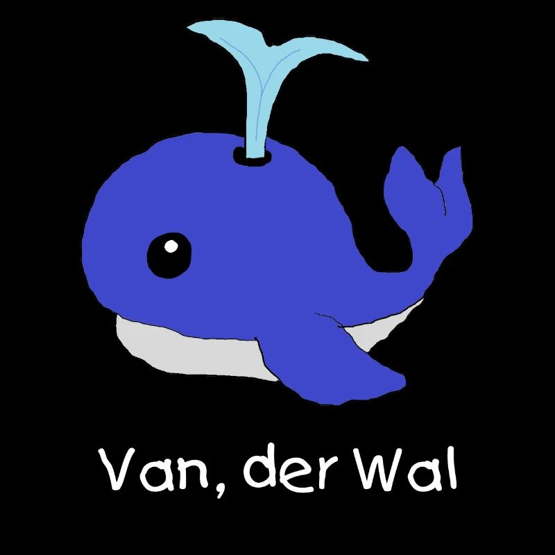 Van der Wal mit Beschriftung
