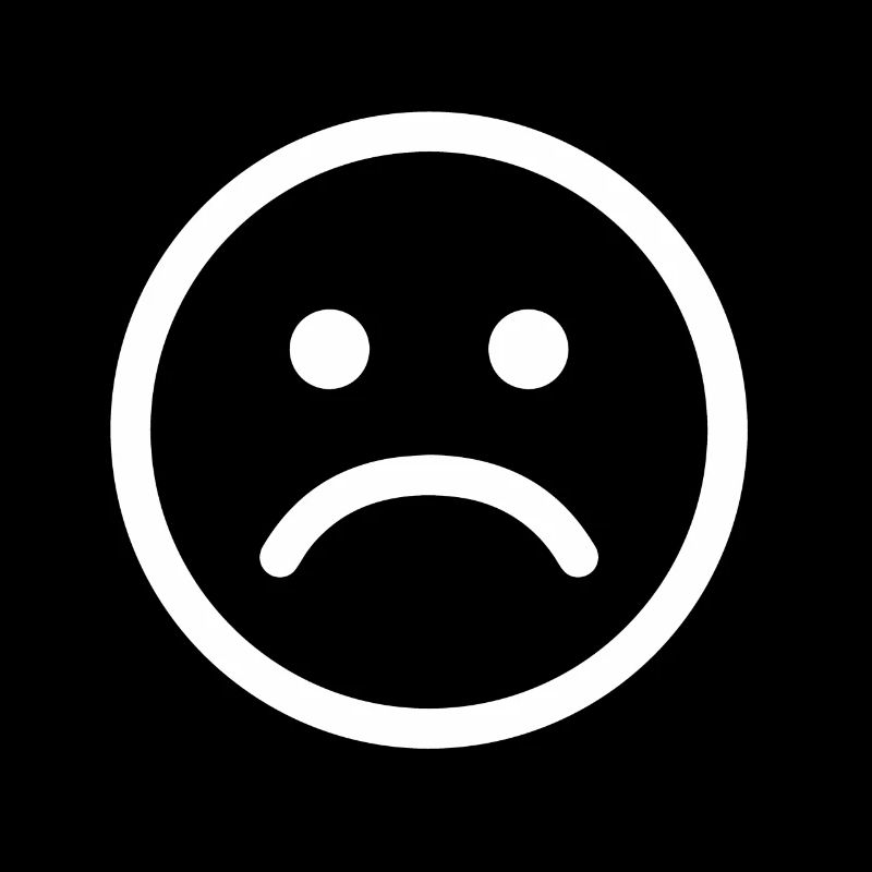 Sad triste triste smiley