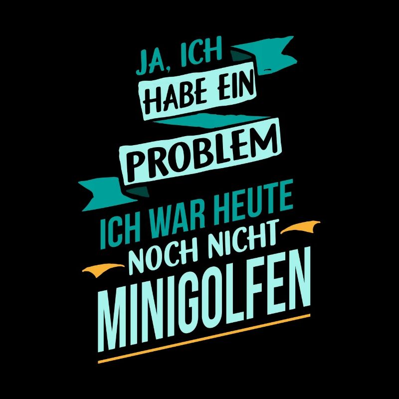 Minigolf Sport Problem ich liebe Geschenk