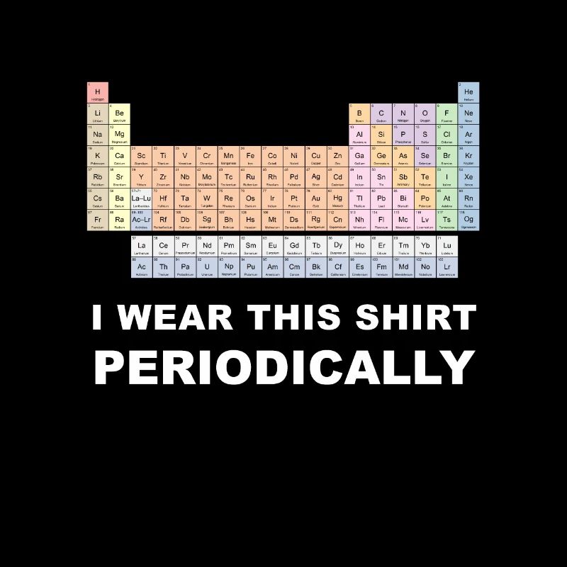 Période de chimie Physics Shirt Gift