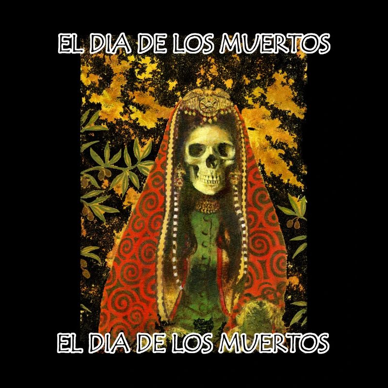 Conception de squelette d'El Dia De Los Muertos