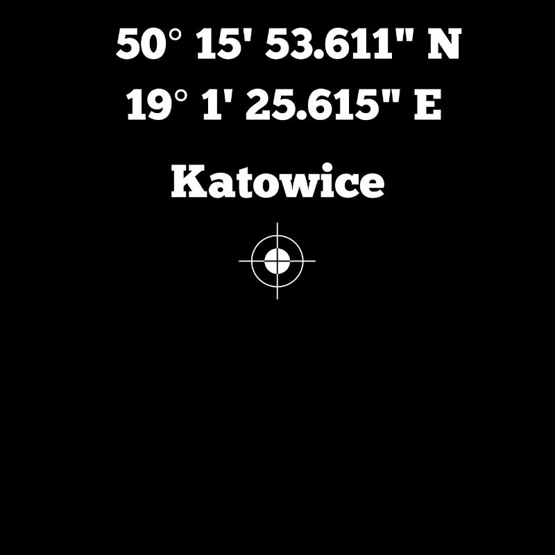 Katowice Poland Geocacher coordinates - Gift