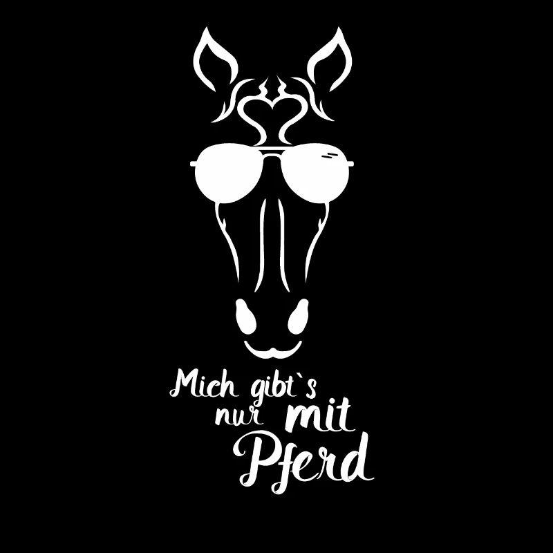 Pferde Tshirt Nur mit Pferd