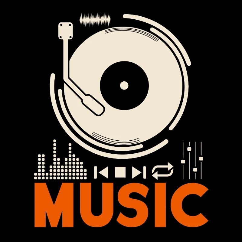 Music Music Record Player DJ Gift