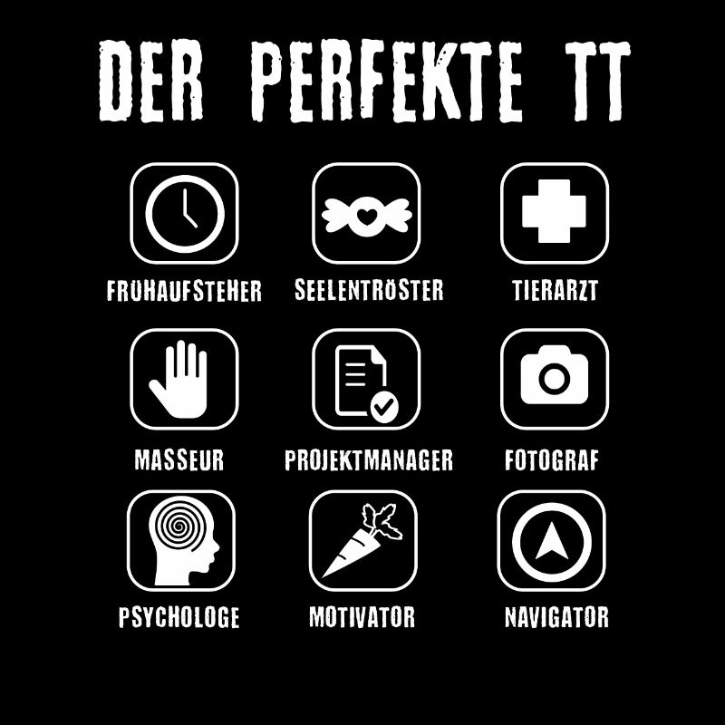 Turnier TT Perfekt Turniertrottel Pferd Pony Shirt