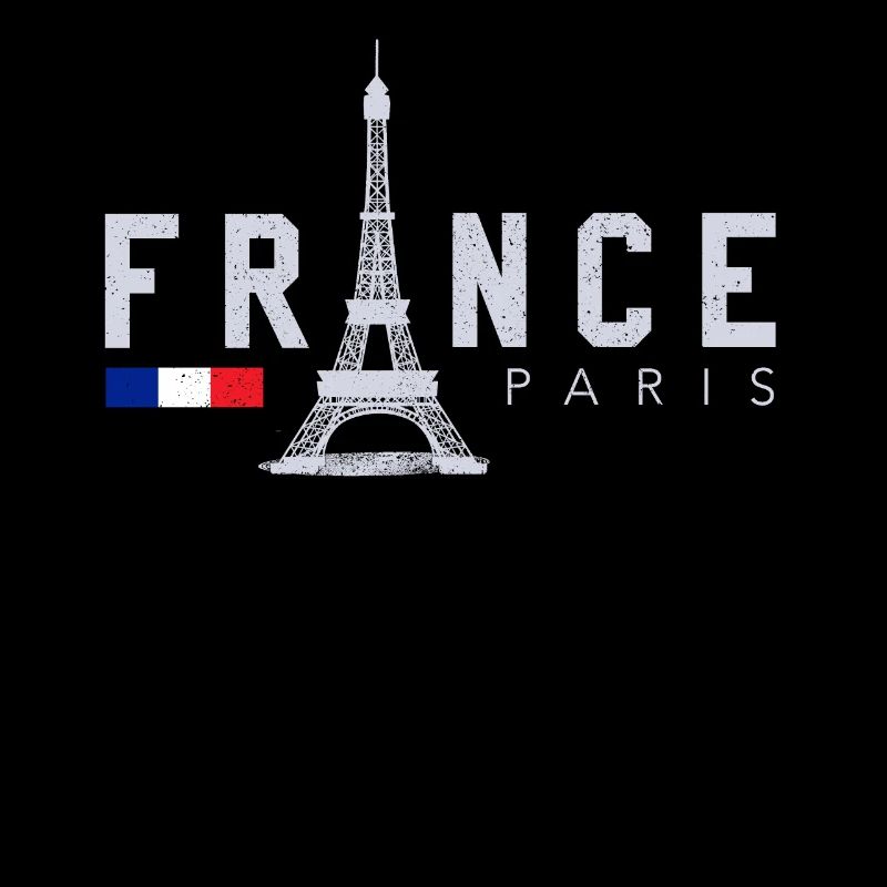 France Paris - Tour Eiffel. Drapeau français