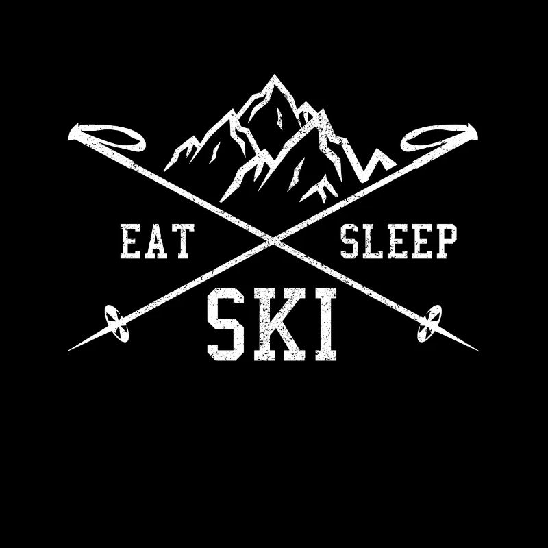 Eat Sleep Ski Repeat - Geschenk
