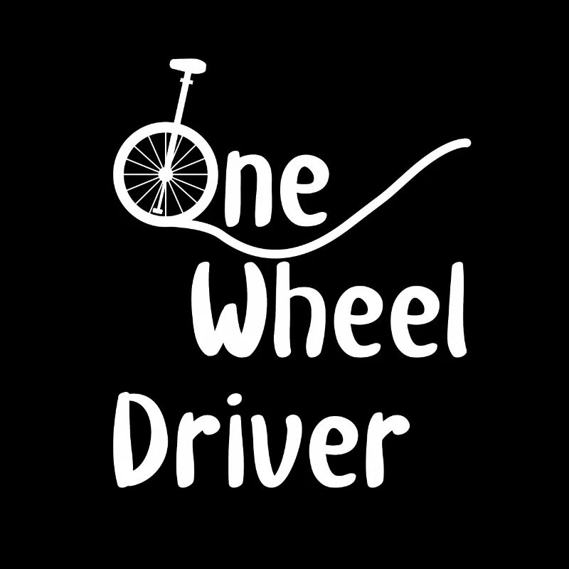 One Wheel Driver Einradfahrer Radfahrer