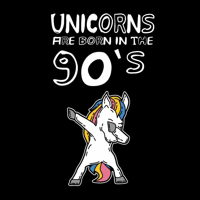 Einhorn Dab Dance 90er Kid Geburtstag Geschenkidee
