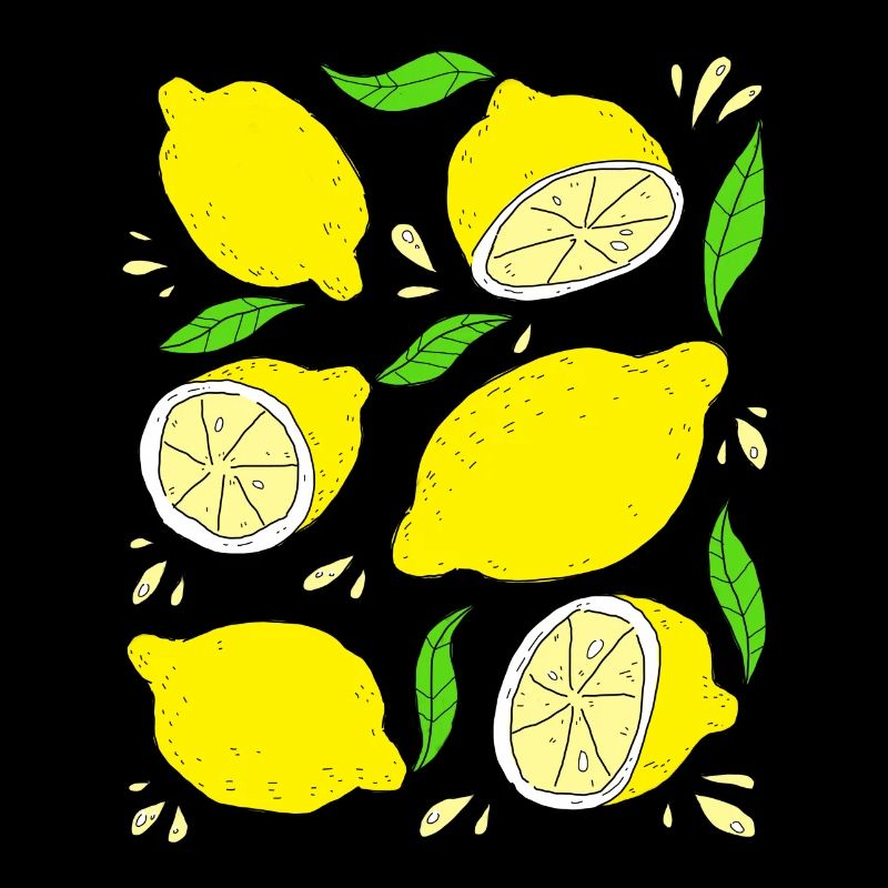 Sparkling sour lemons