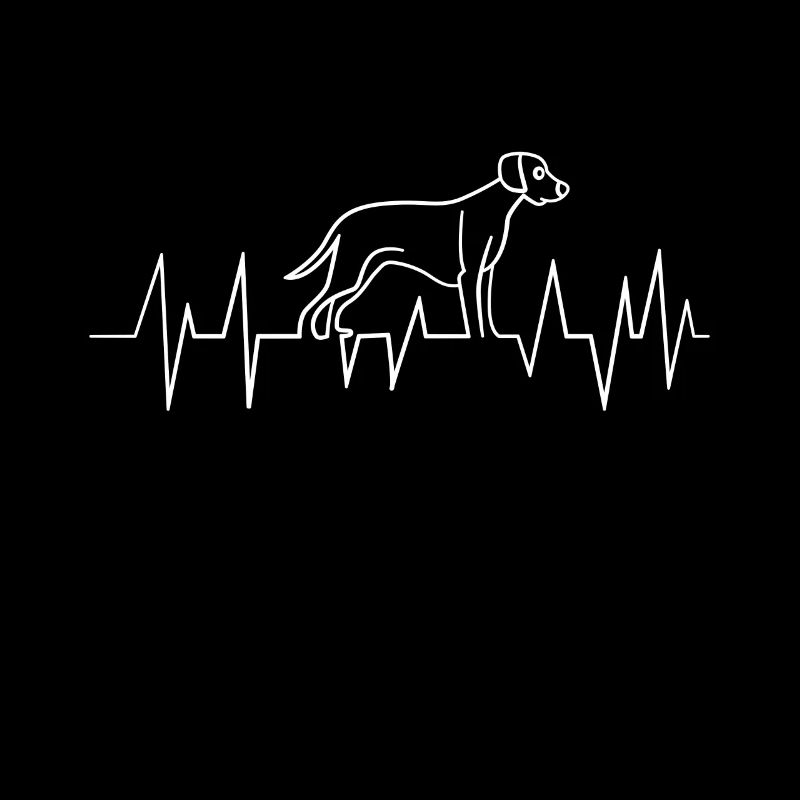 Dog ECG heartbeat
