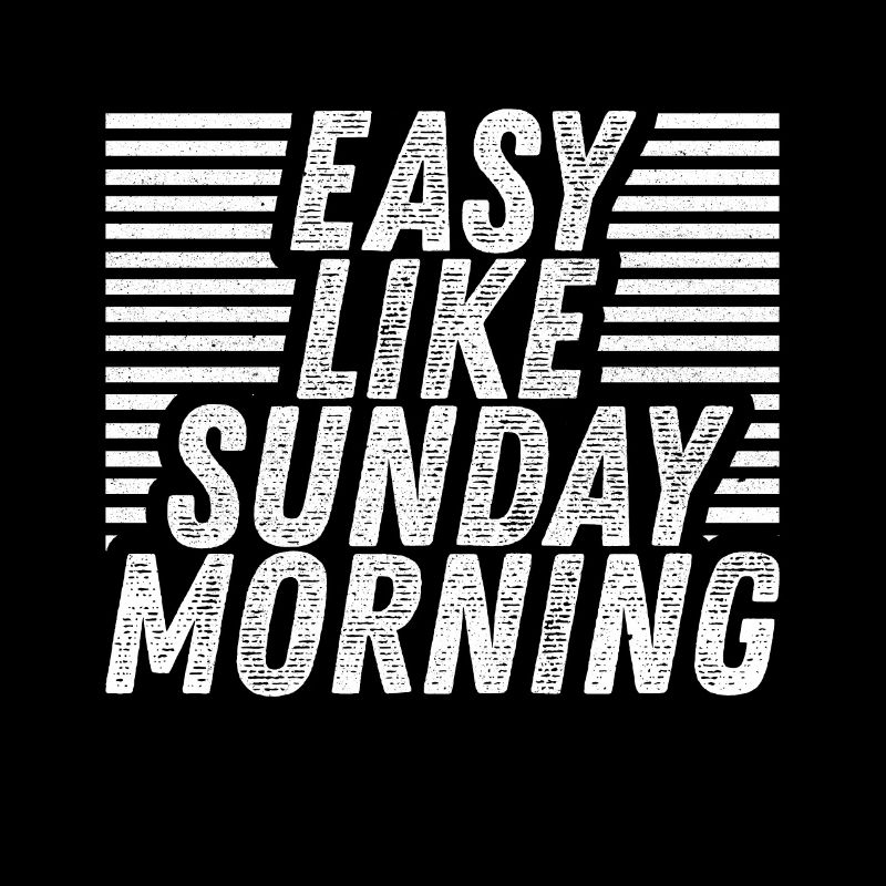 Facile comme dimanche matin