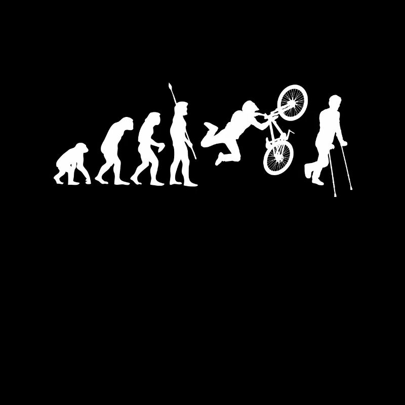 Lustiges BMX MTB Evolution Freeride Fun Geschenk
