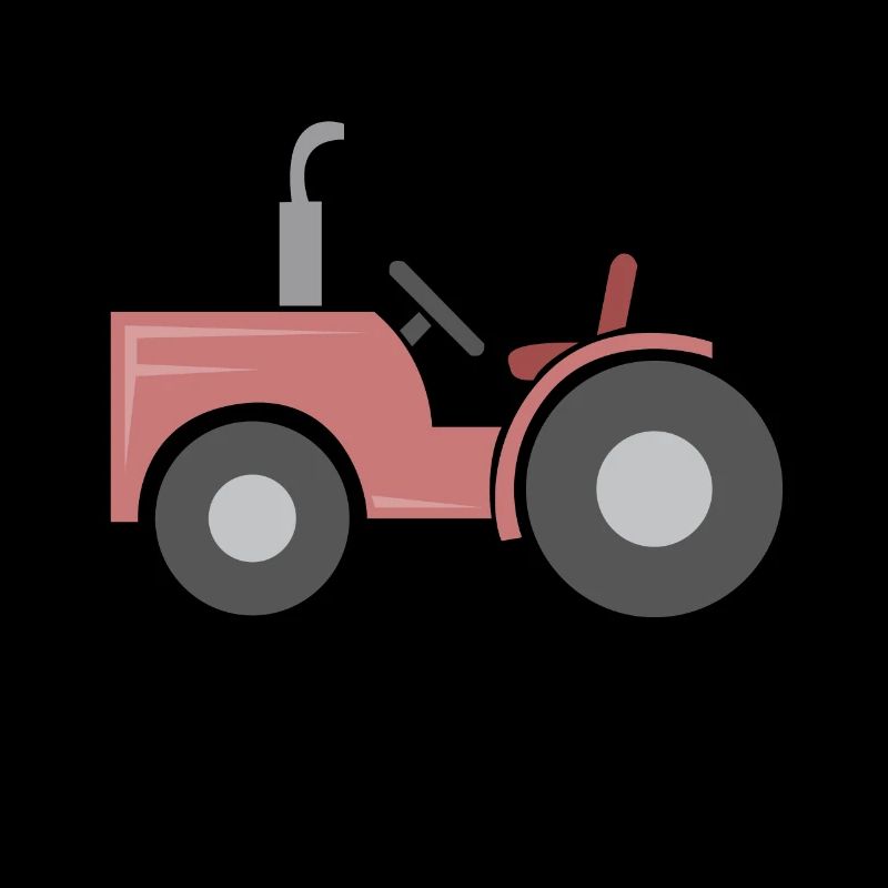 Tracteur rouge