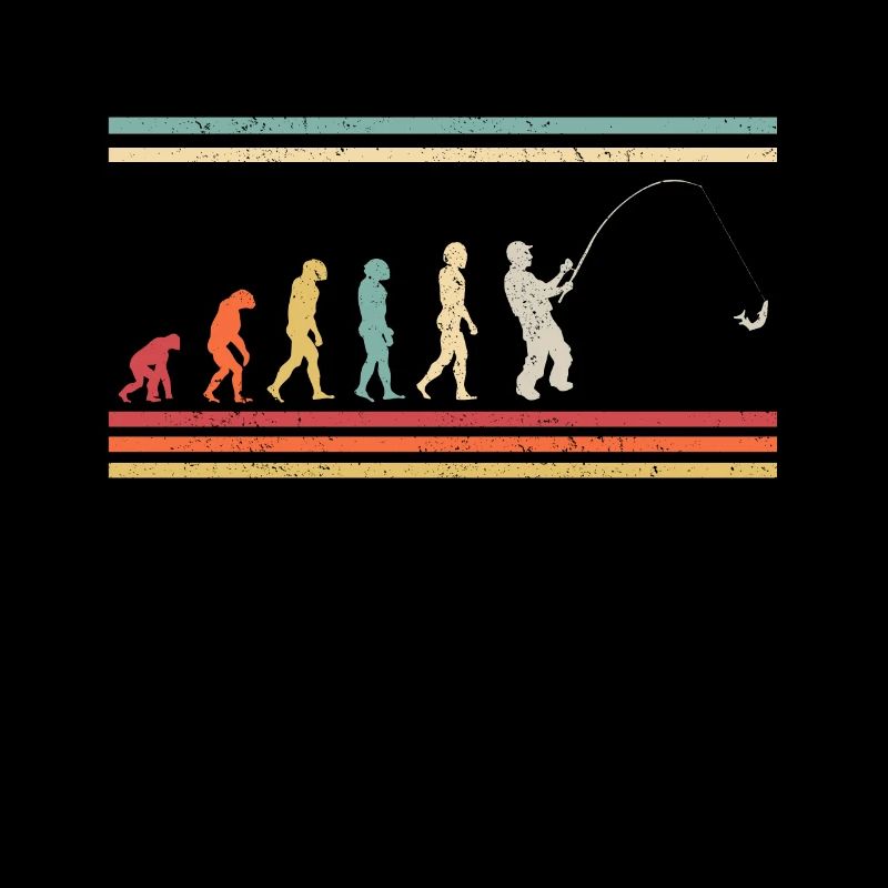 Pêcheur de pêche Evolution - rétro