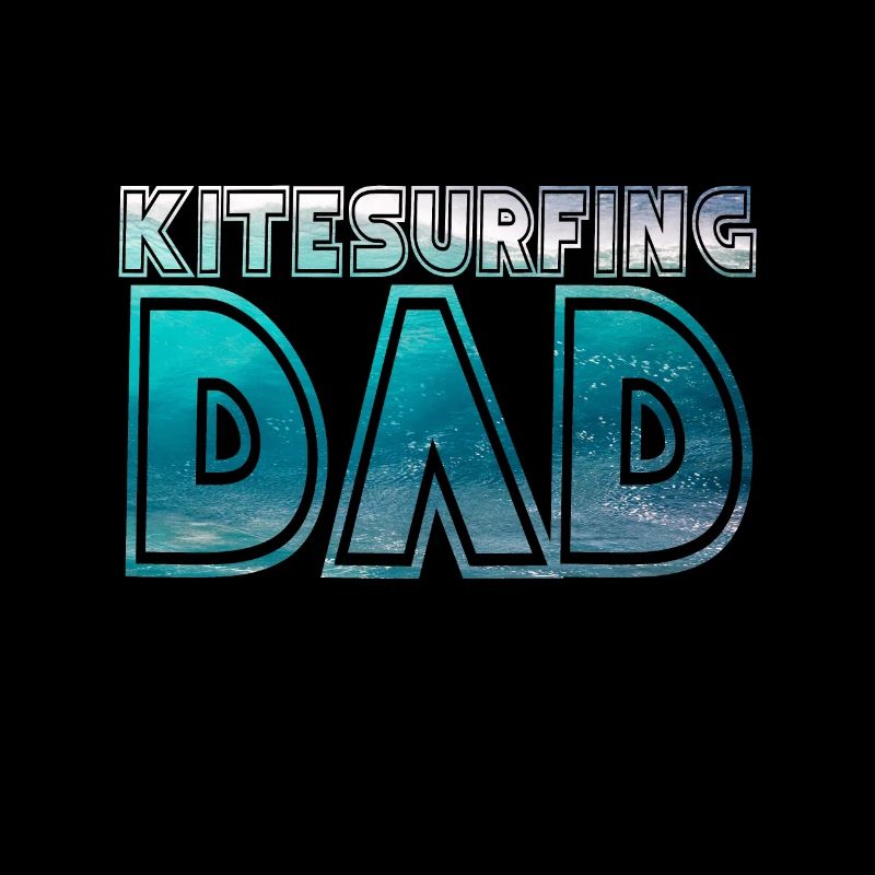 Kitesurfing dad