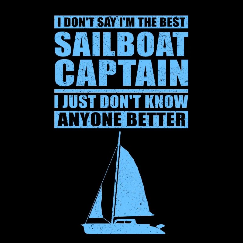 Sailing Sailboat Captain Sailor Skipper Gift