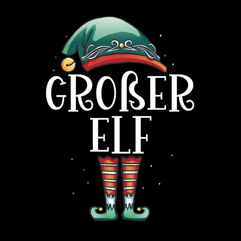 Weihnachten Partnerkostüm Großer Elf Elfe Elfen