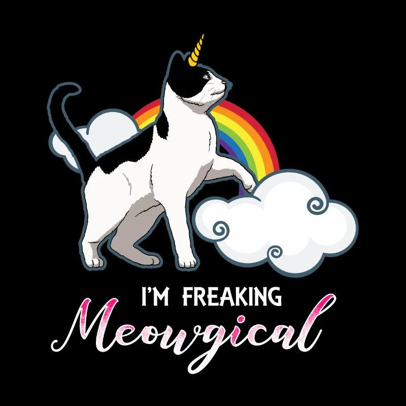 Cadeau de licorne de licorne de chat de chat