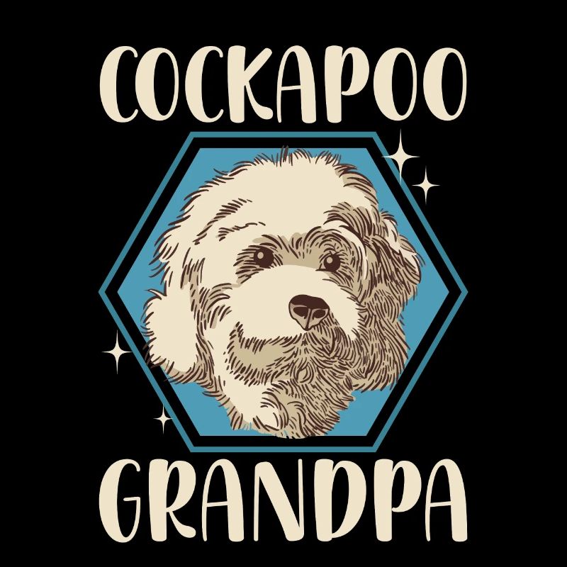Cockapoo Grandpa Hunde Hundebesitzer Geschenk