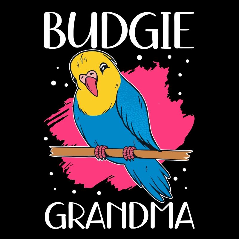 Budgerigar Grand-mère Budgerigars Cadeau