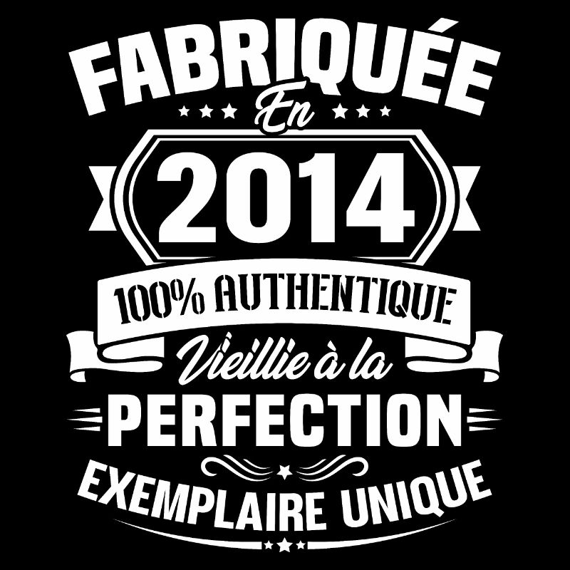 Fabriquée en 2014 - Cadeau d'anniversaire 9 ans