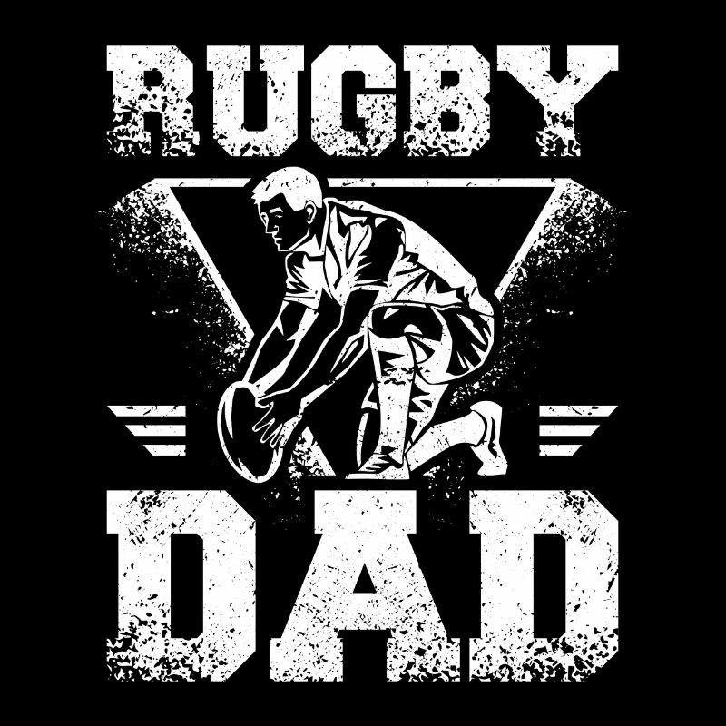 Fathers day Daddy Rugby Dad
