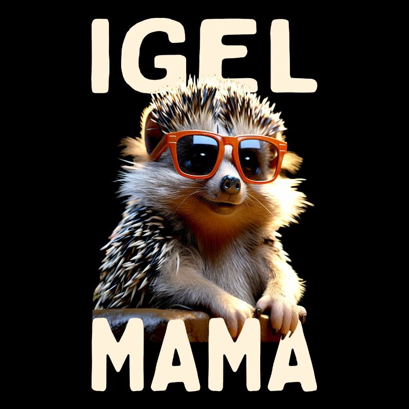Igel Mama Mom Igelfrau Muttertag Igelmama Igel Mum