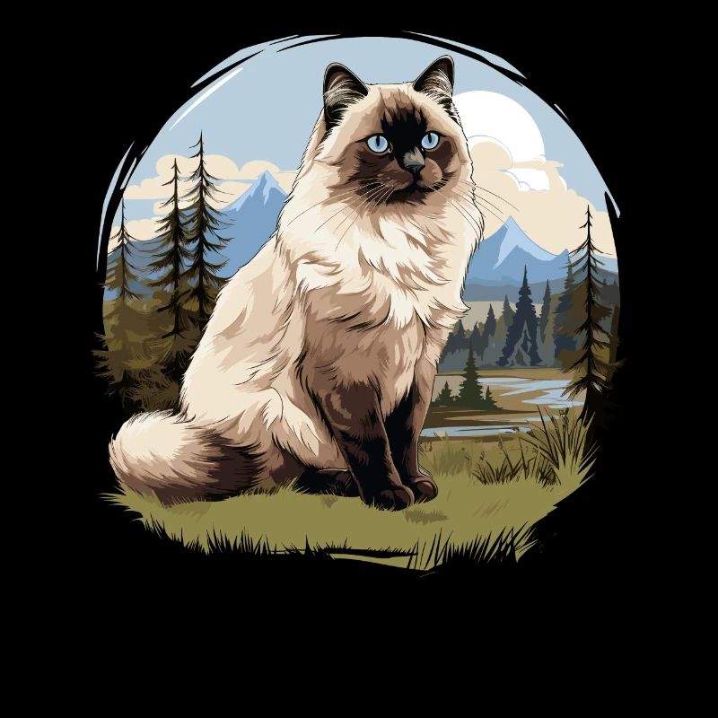 Birman Cat Birma Katze