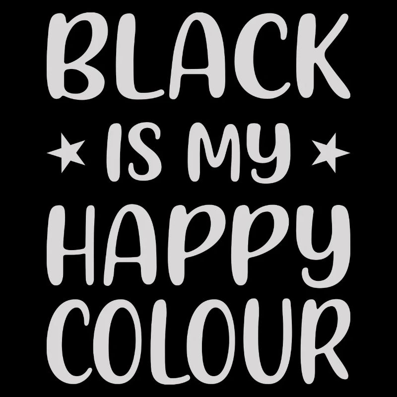 Le noir est ma couleur de bonheur – Style minimal