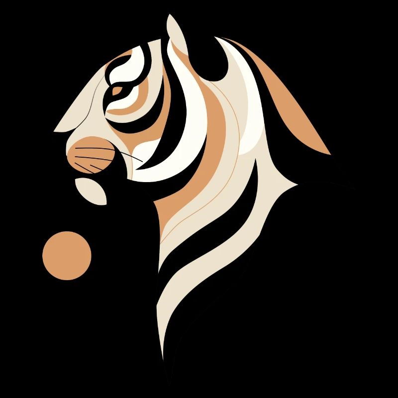Abstract Tiger