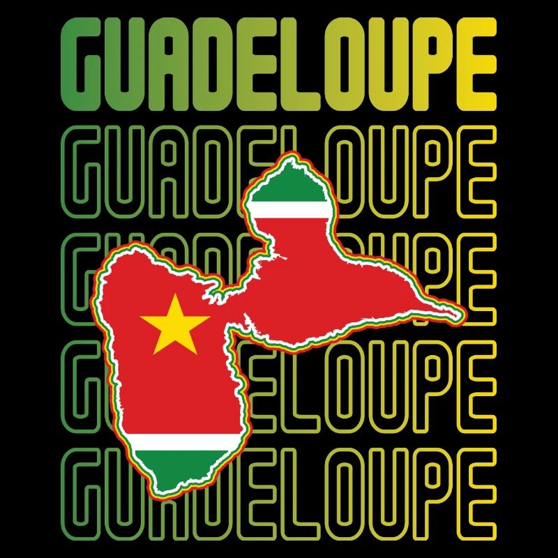 idee cadeau design drapeau de la guadeloupe