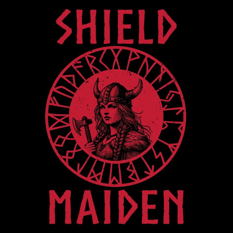 Shield Maiden Wikinger Nordisch Wikinger Spaß