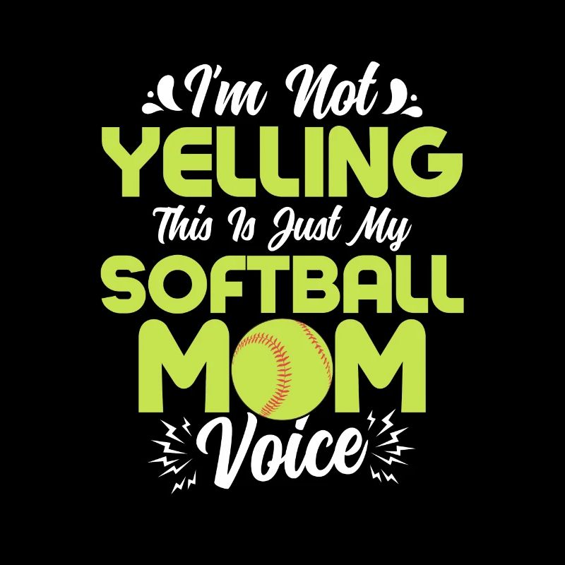 Je ne crie pas, c’est juste ma voix de mère de softball